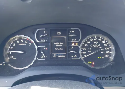 2020 Toyota Tundra Platinum z USA, uszkodzony, nr VIN 5TFGY5F11LX258382